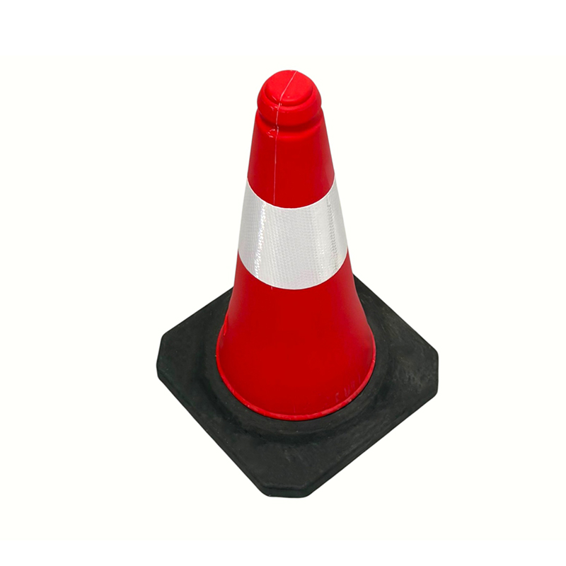 50/75/100 cm högsynt PE reflekterande trafiksäkerhetskon för vägledning