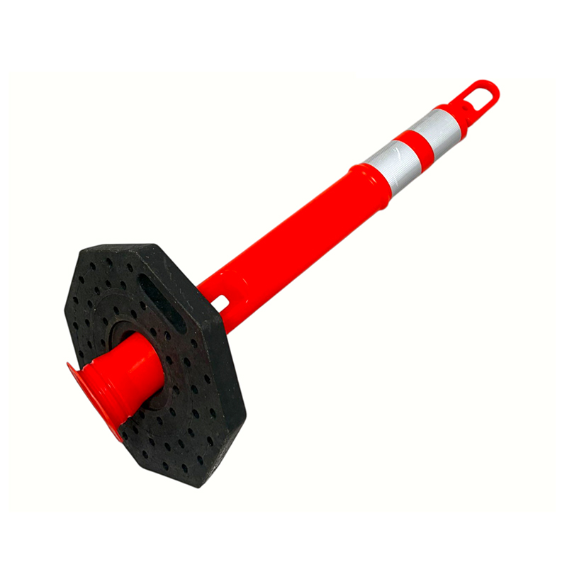 Ergonomisk bärbar T-TOP Flexibel avgränsningsstolpe