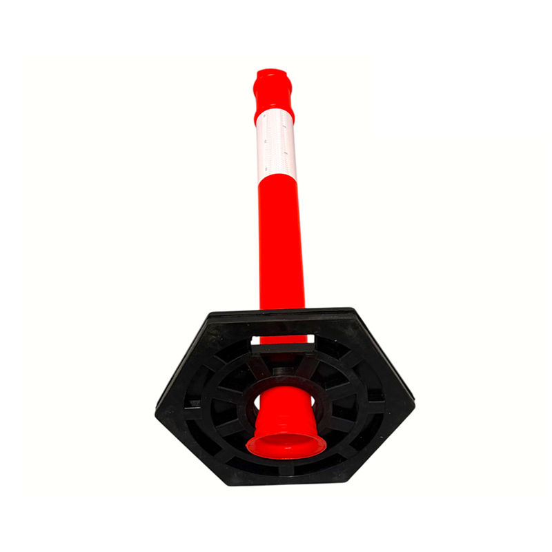 Ergonomisk bärbar T-TOP Flexibel avgränsningsstolpe