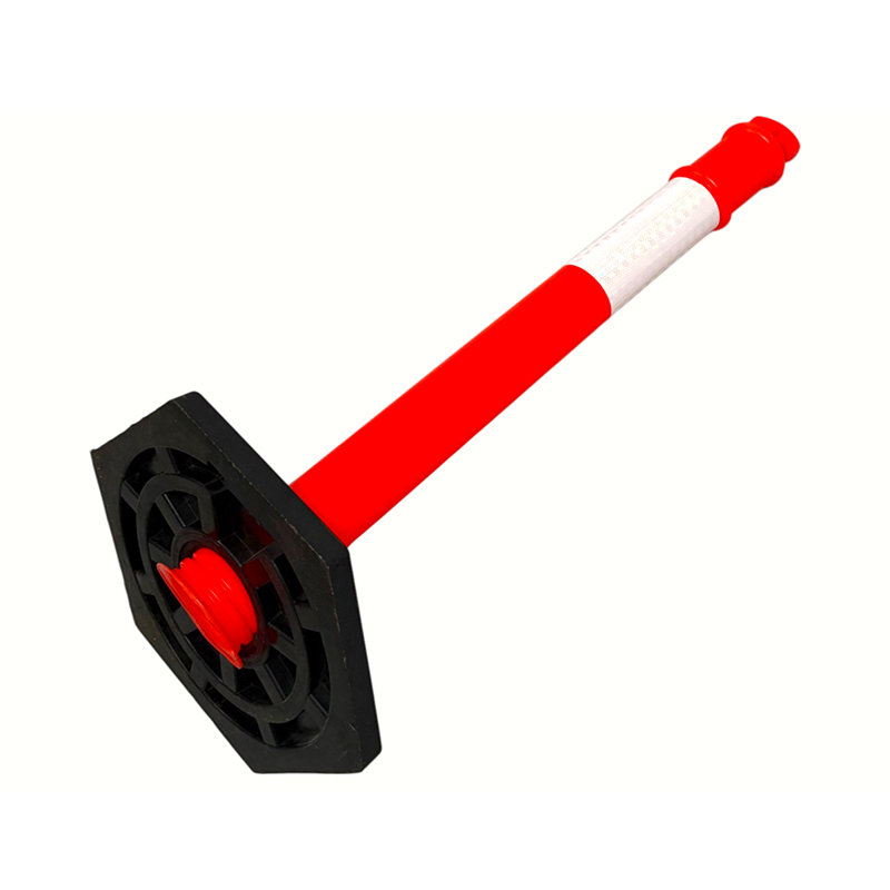 Ergonomisk bärbar T-TOP Flexibel avgränsningsstolpe