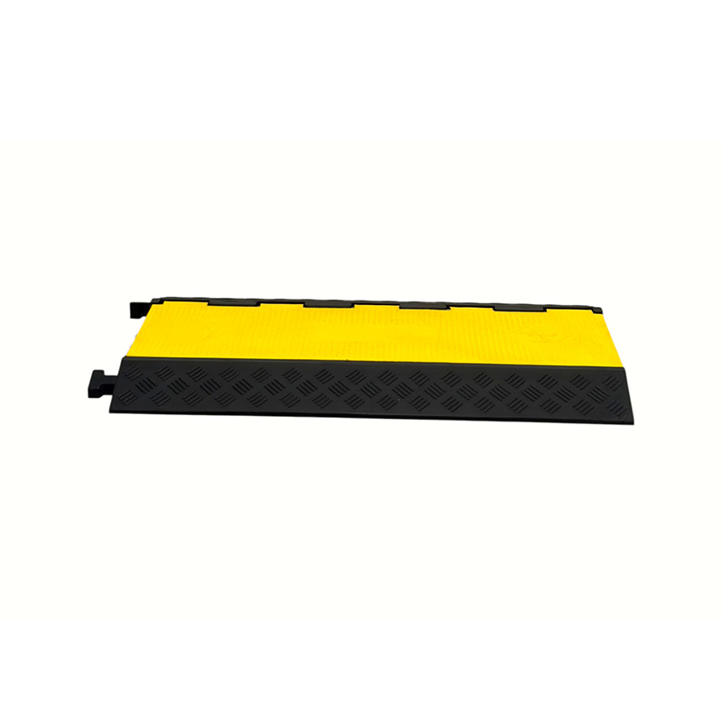 Gummibas med hög lastbärande kapacitet Pvc-flipskydd 5-kanaligt kraftigt kabelskydd