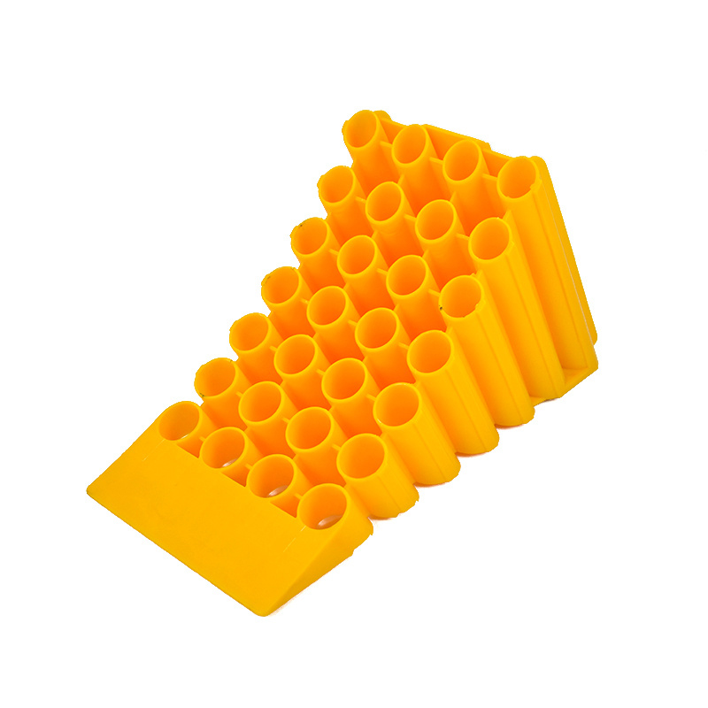 Triangulär design med högt grepp Kraftiga anti-sladd gummihjulstopp Triangulär design med högt grepp Kraftiga anti-sladd gummihjulstopp