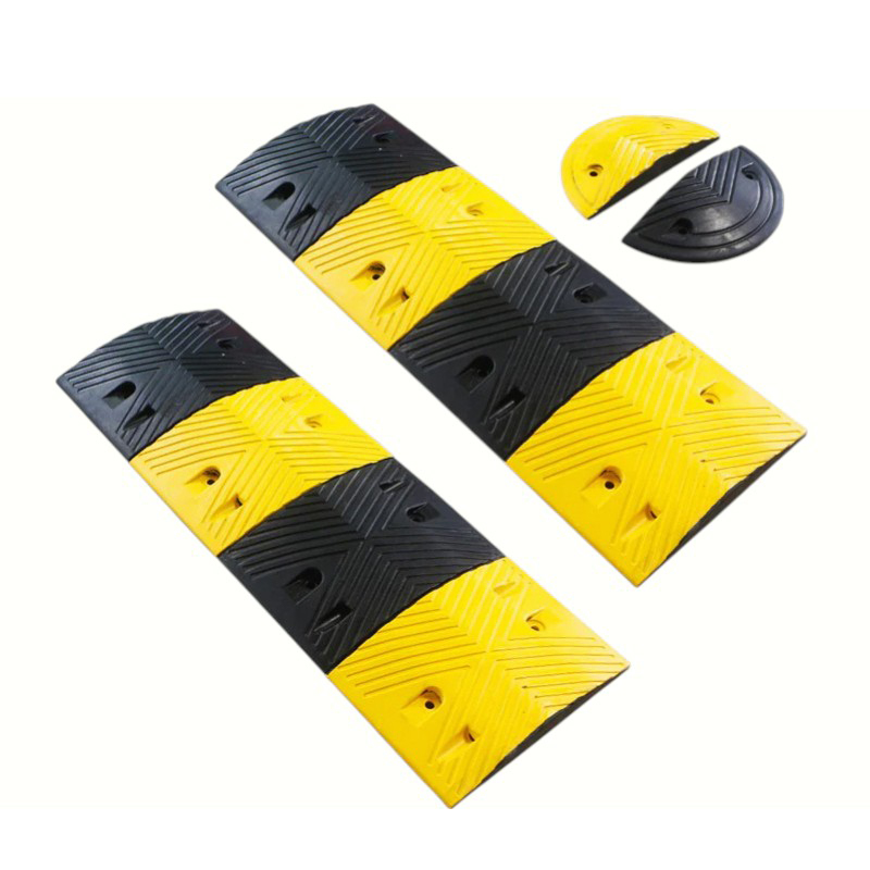 Multi-Size industriella förstärkta höglastbärande anti-slip gummifartshinder