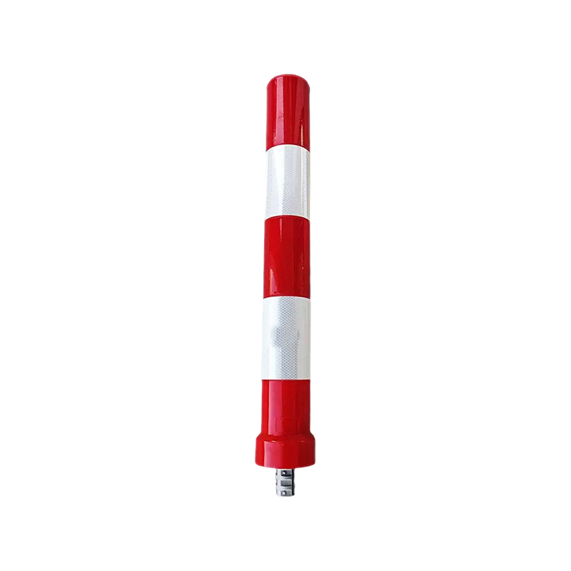 Heavy-Duty, löstagbar TPU-trafikvarningspollare med gängad snabbkopplingsbas