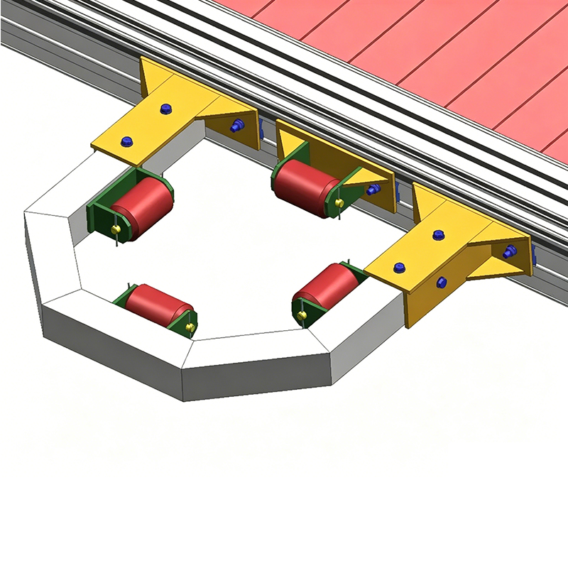 Pålguide av aluminium och galvaniserat stål