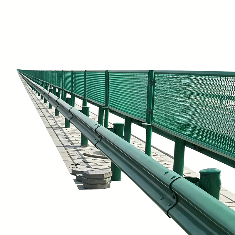 Heavy-Duty Polymer Flexibel Anti-glare Mesh-skärm för motorvägsräcken