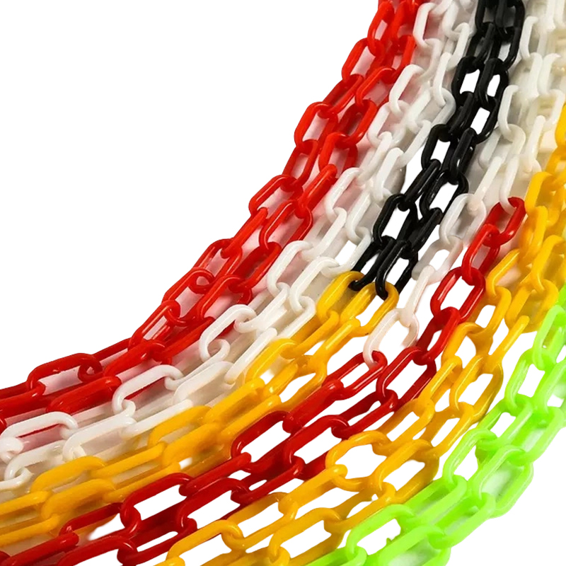 Säkerhetsbarriärkedja i plast med hög motståndskraft