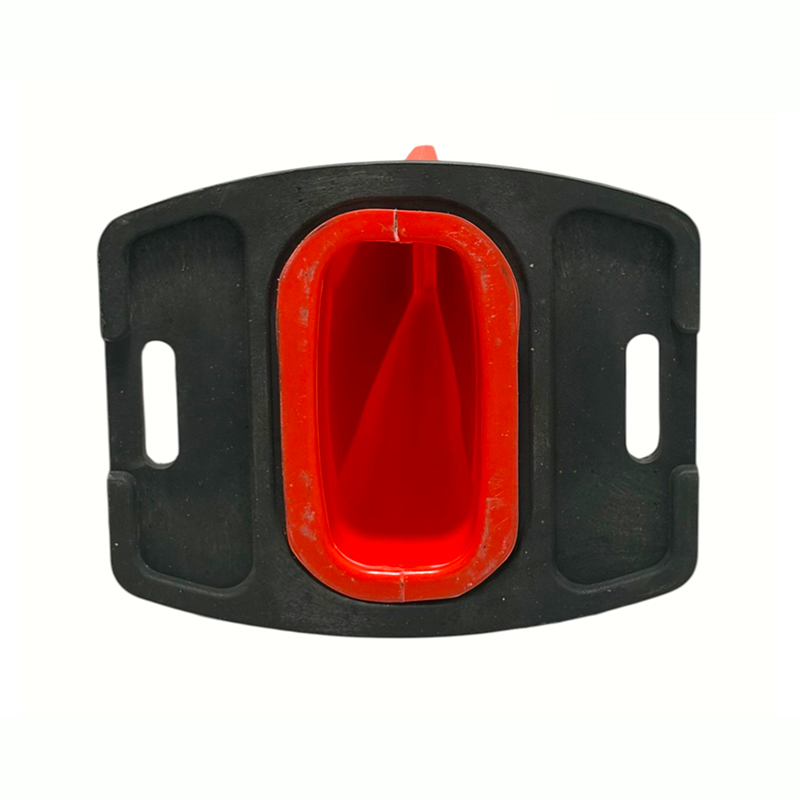 Heavy Duty Traffic Delineator Panel med viktad återvunnet gummibas
