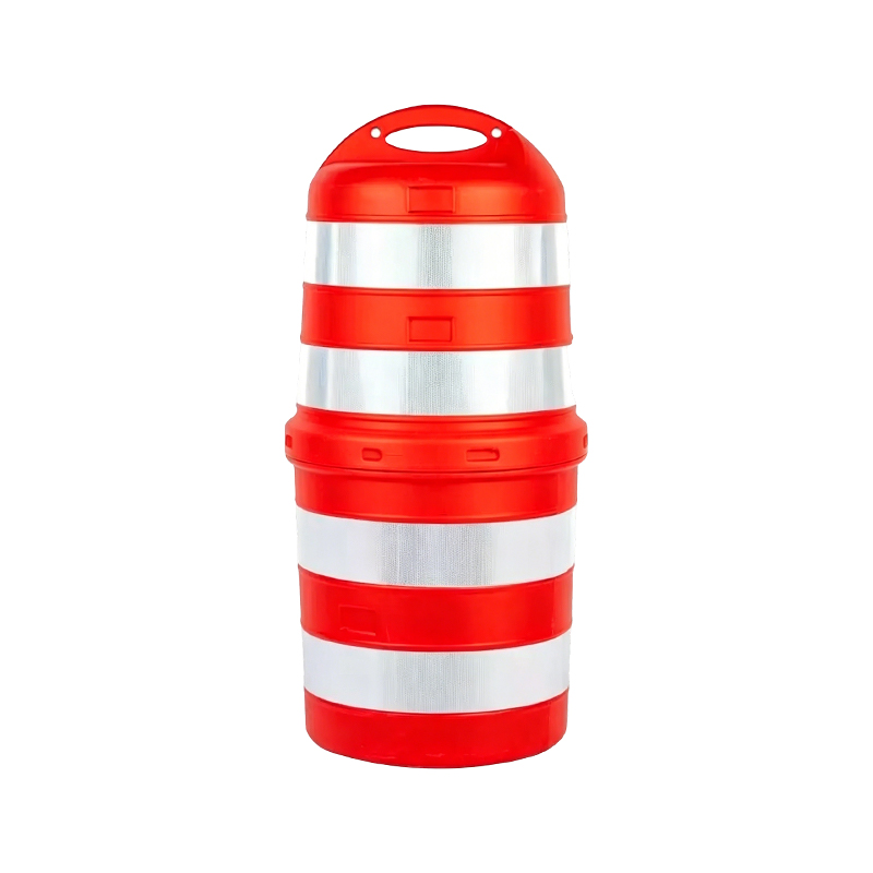 Tvådelad HDPE-trafiktrumma med stort övre handtag