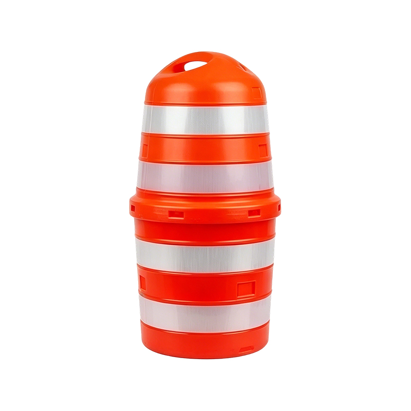 Tvådelad HDPE-trafiktrumma med stort övre handtag