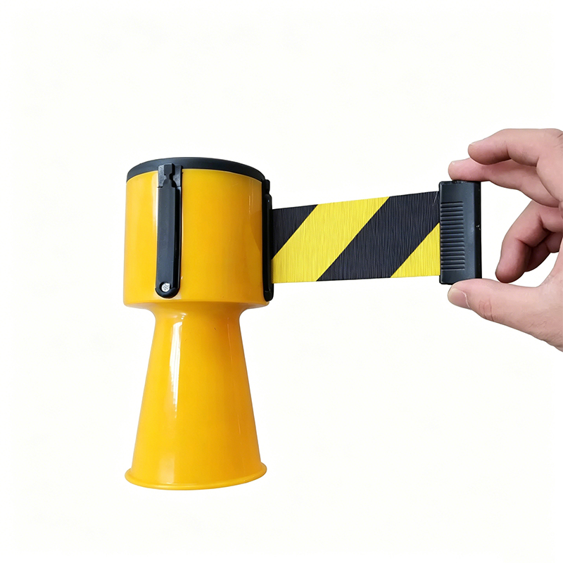 Cone-Top Infällbar bälte Barriär med 4-vägsanslutning