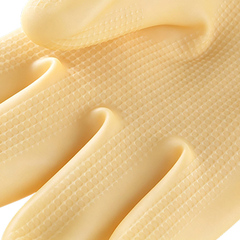 Kraftiga syra/alkali-resistenta latexgummihandskar