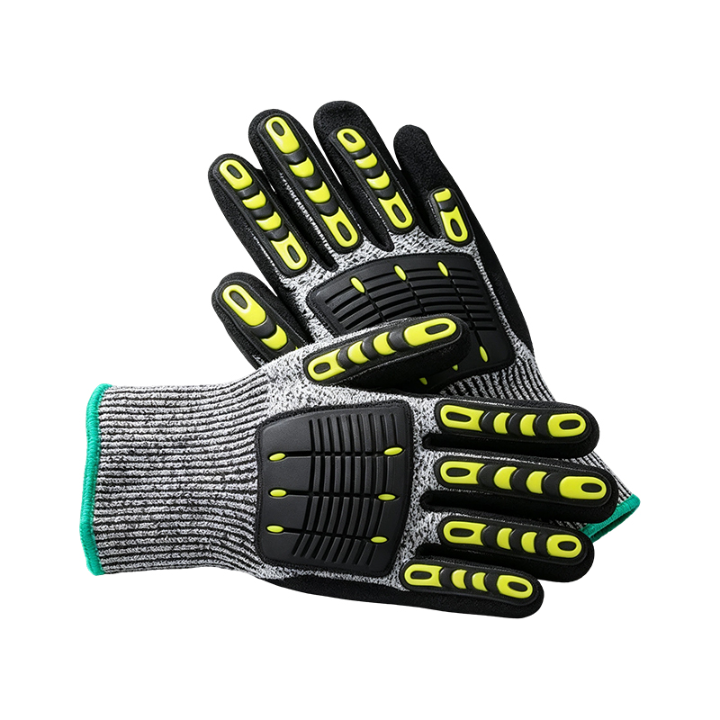 Heavy Duty Anti-Collision Frosted Arbetshandskar Heavy Duty Anti-Collision Frosted Arbetshandskar