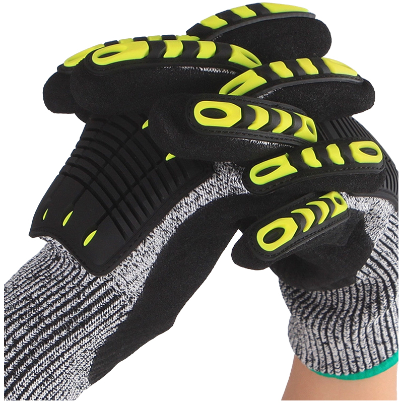 Heavy Duty Anti-Collision Frosted Arbetshandskar