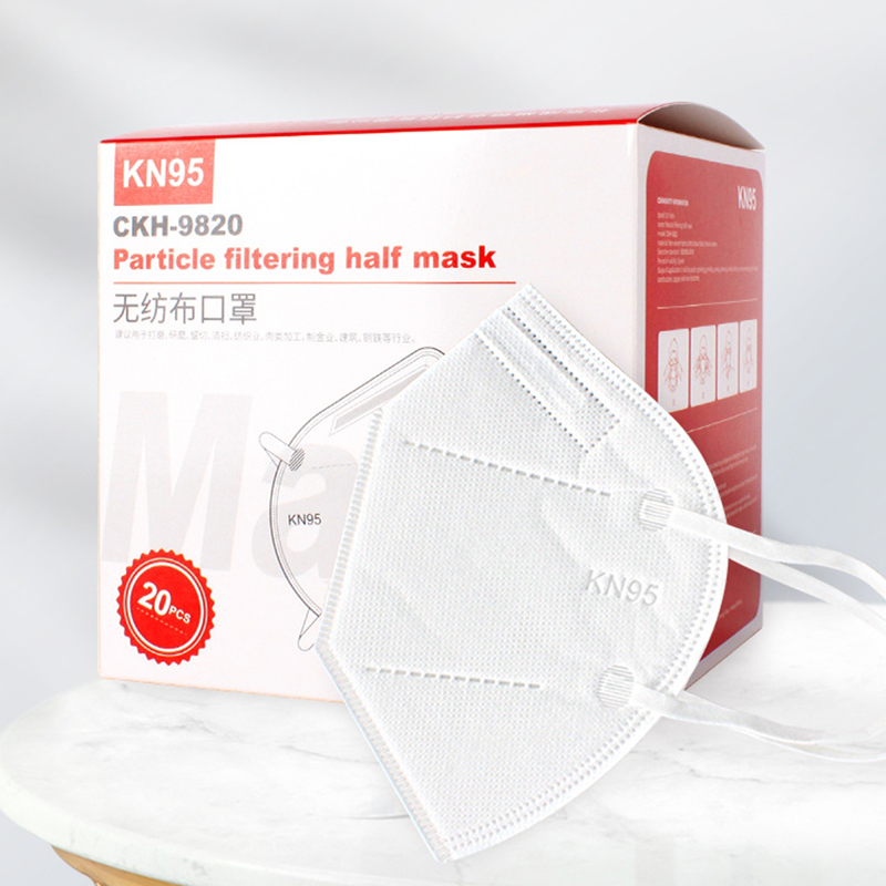 KN95 skyddande andningsskydd Non-woven mask