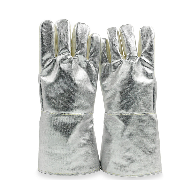 350°C Värmebeständiga skyddshandskar av aluminiumfolie