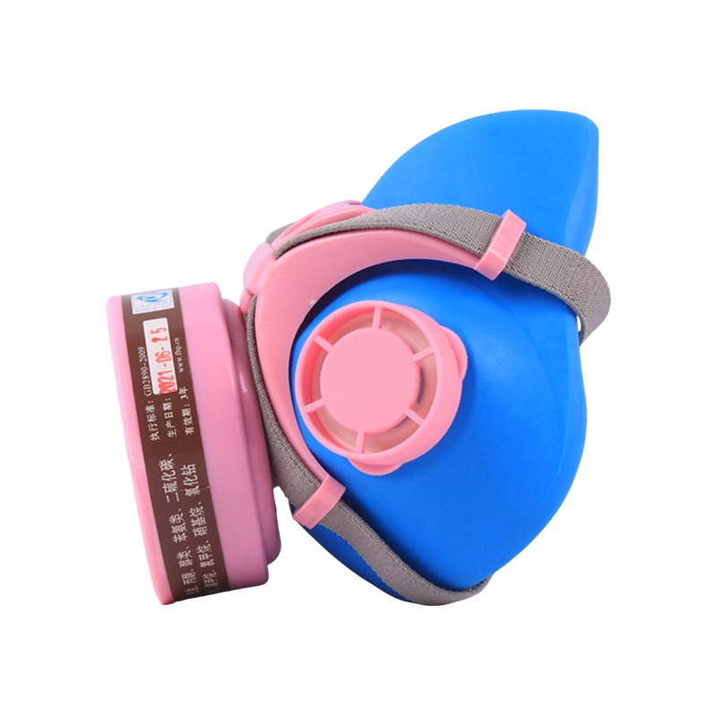 Mjuk TPE halvansiktsmask gasmask