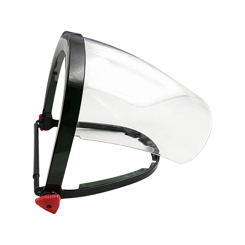 Höghöjdspolerad transparent visirfäste
