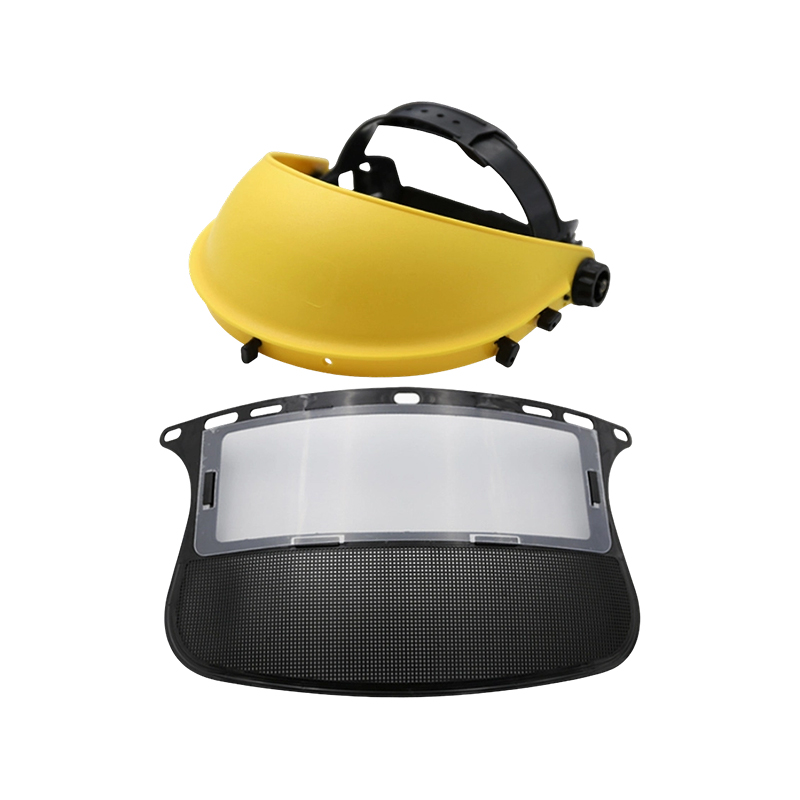 Dual-Shield PVC och Mesh Säkerhetsvisir för skogsbruk och klippning