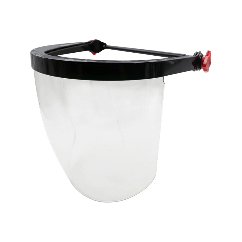 Höghöjdspolerad transparent visirfäste