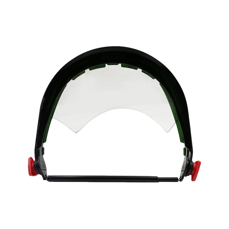 Höghöjdspolerad transparent visirfäste
