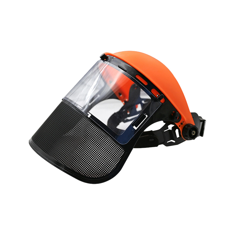 Dual-Shield PVC och Mesh Säkerhetsvisir för skogsbruk och klippning