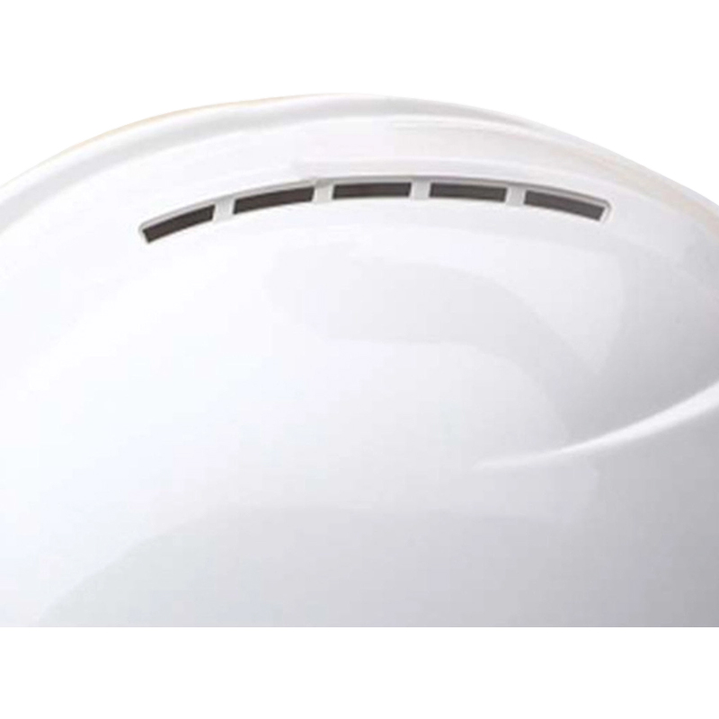 Bicolor industriell skyddshjälm med transparent brätte