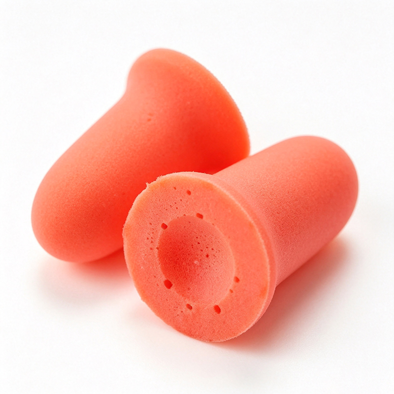Ergonomiska klockformade öronproppar i PU-skum