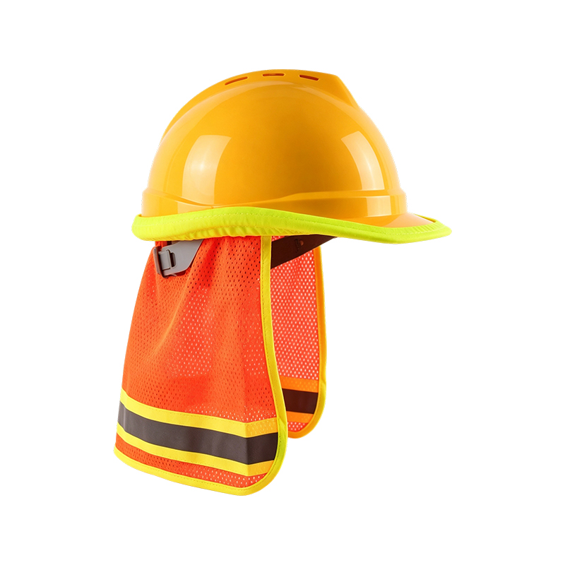 High-Visibility Mesh solskydd för skyddshjälmar