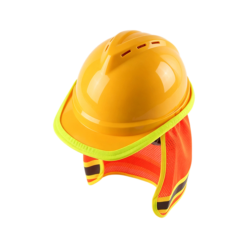 High-Visibility Mesh solskydd för skyddshjälmar