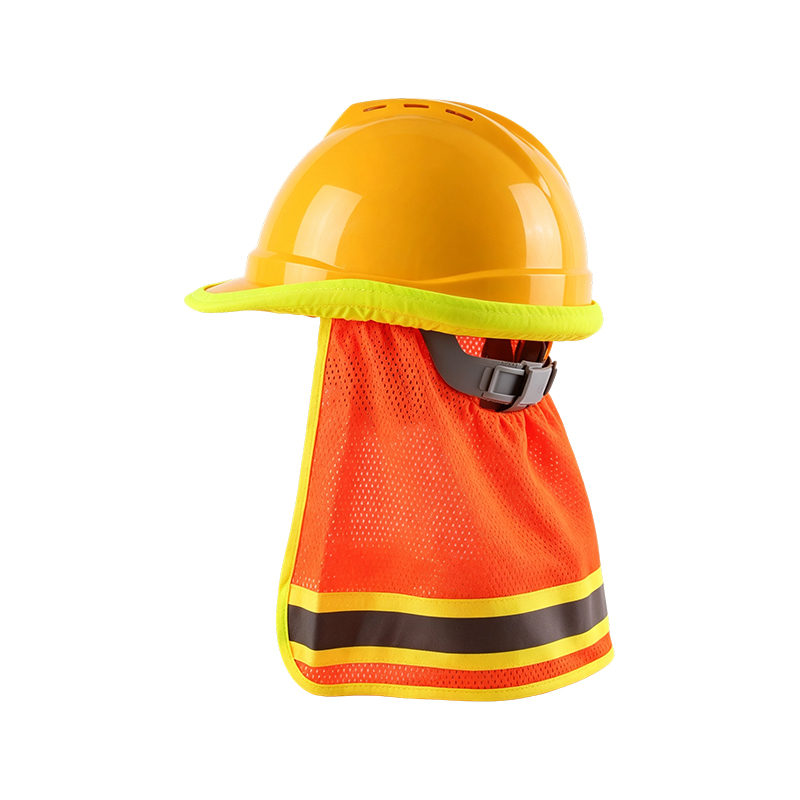 High-Visibility Mesh solskydd för skyddshjälmar