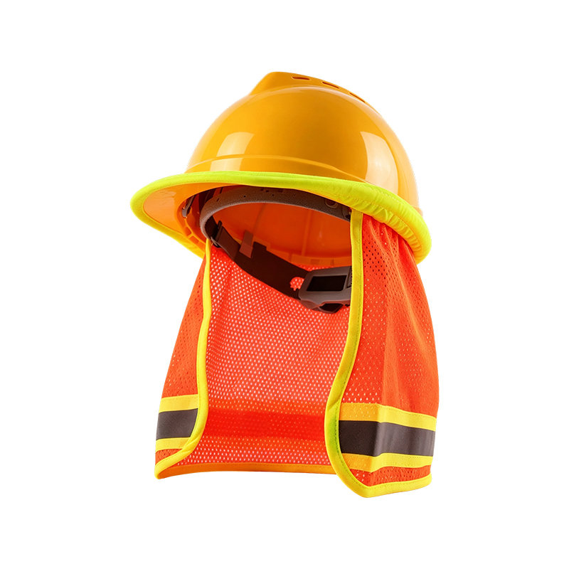 High-Visibility Mesh solskydd för skyddshjälmar