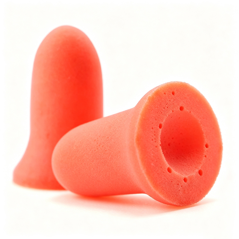 Ergonomiska klockformade öronproppar i PU-skum