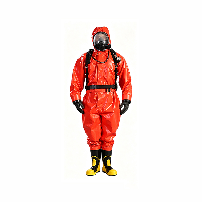 Respiratortyp Halvsluten kemisk skyddsdräkt